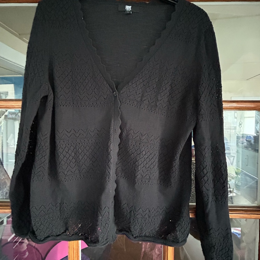 Frye Black Knit Sweater